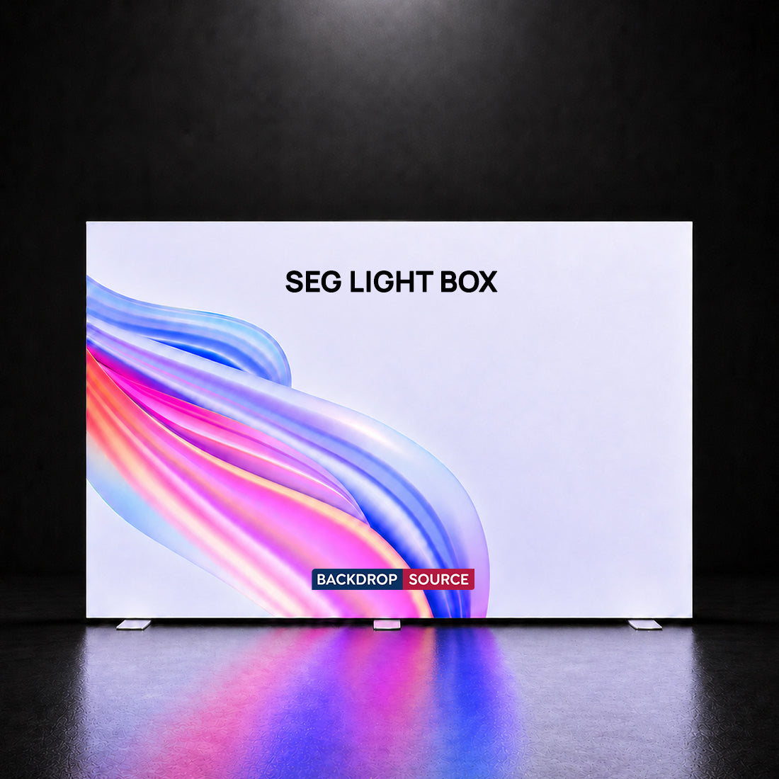 SEG Frameless Fabric Led Light Box Display - 3m W X 2.5 H