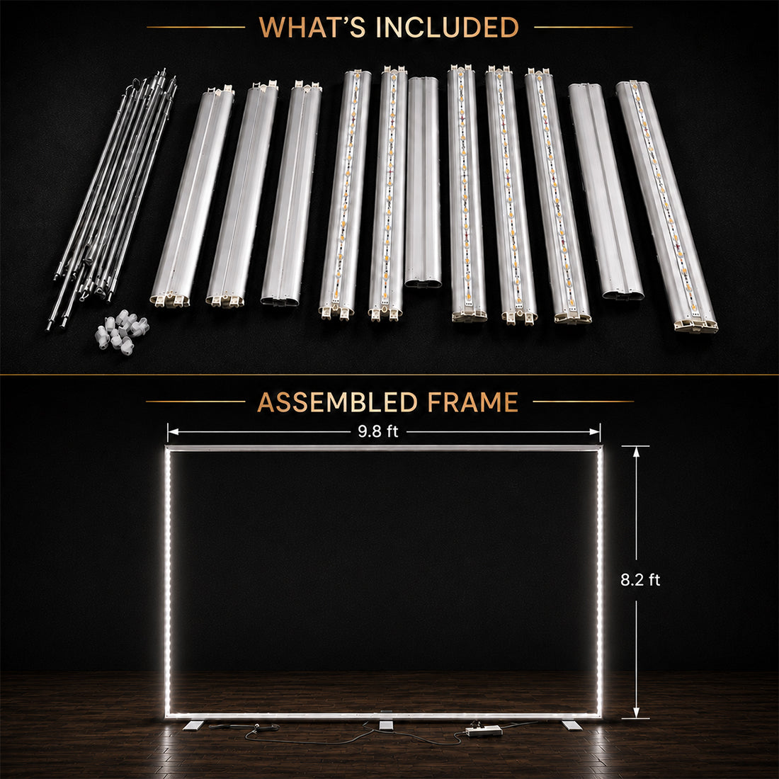SEG Frameless Fabric Led Light Box Display - 3m W x 2.5 H x 120mm D