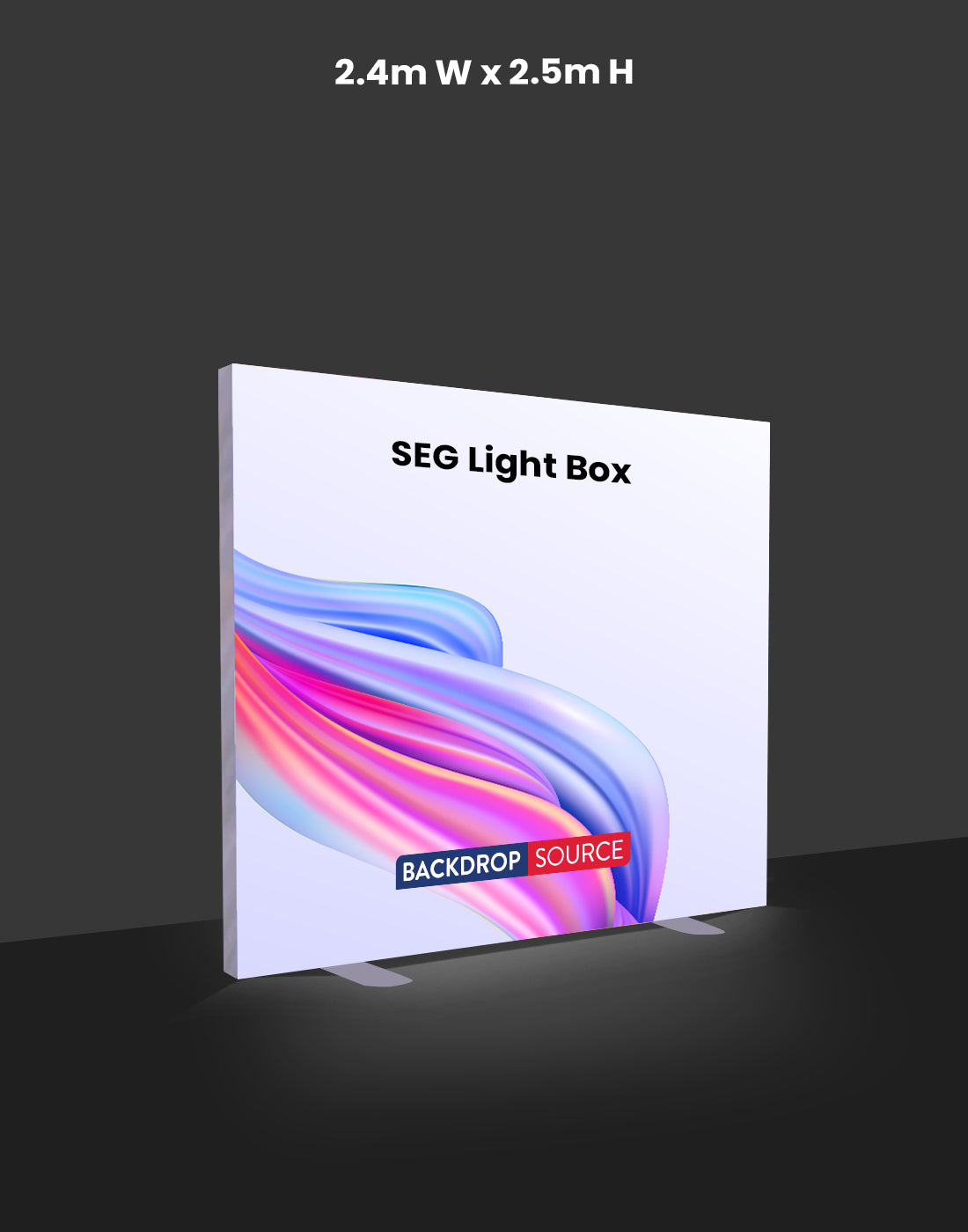 Frameless SEG Fabric LED Light Box | Backdropsource