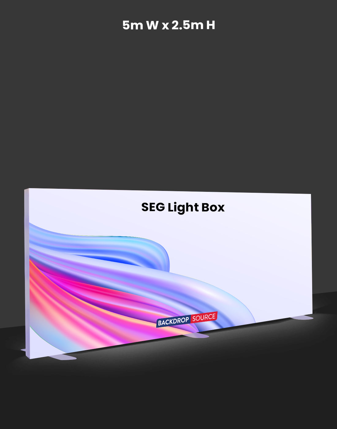 Frameless SEG Fabric LED Light Box | Backdropsource