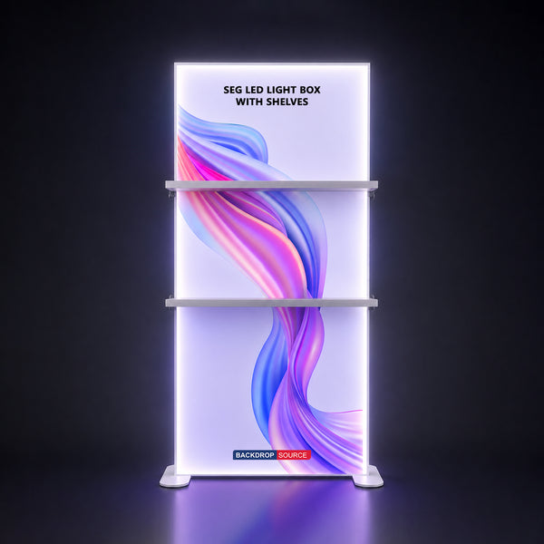 SEG Led Light Box with Shelves