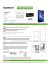Backlit SEG Fabric Display Frame - 80mm Depth Aluminum Profile