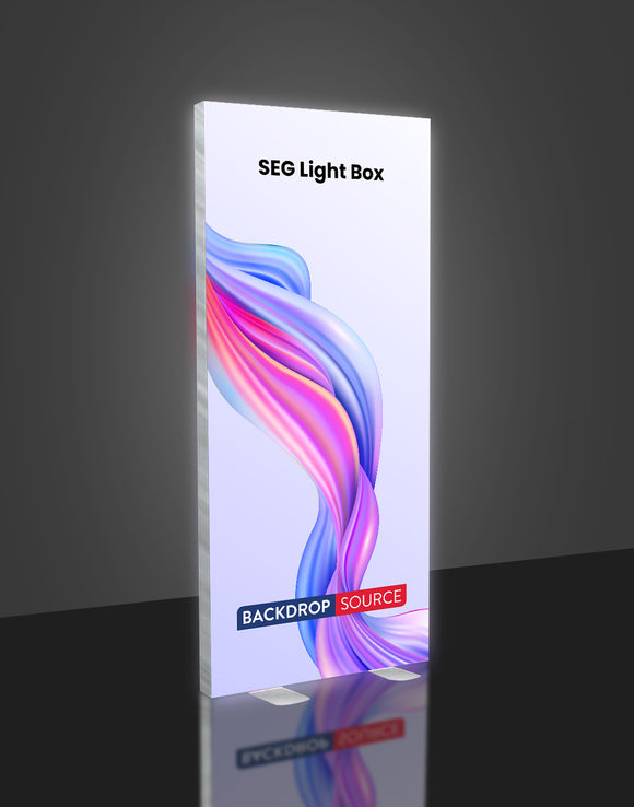 Frameless SEG Fabric LED Light Box | Backdropsource