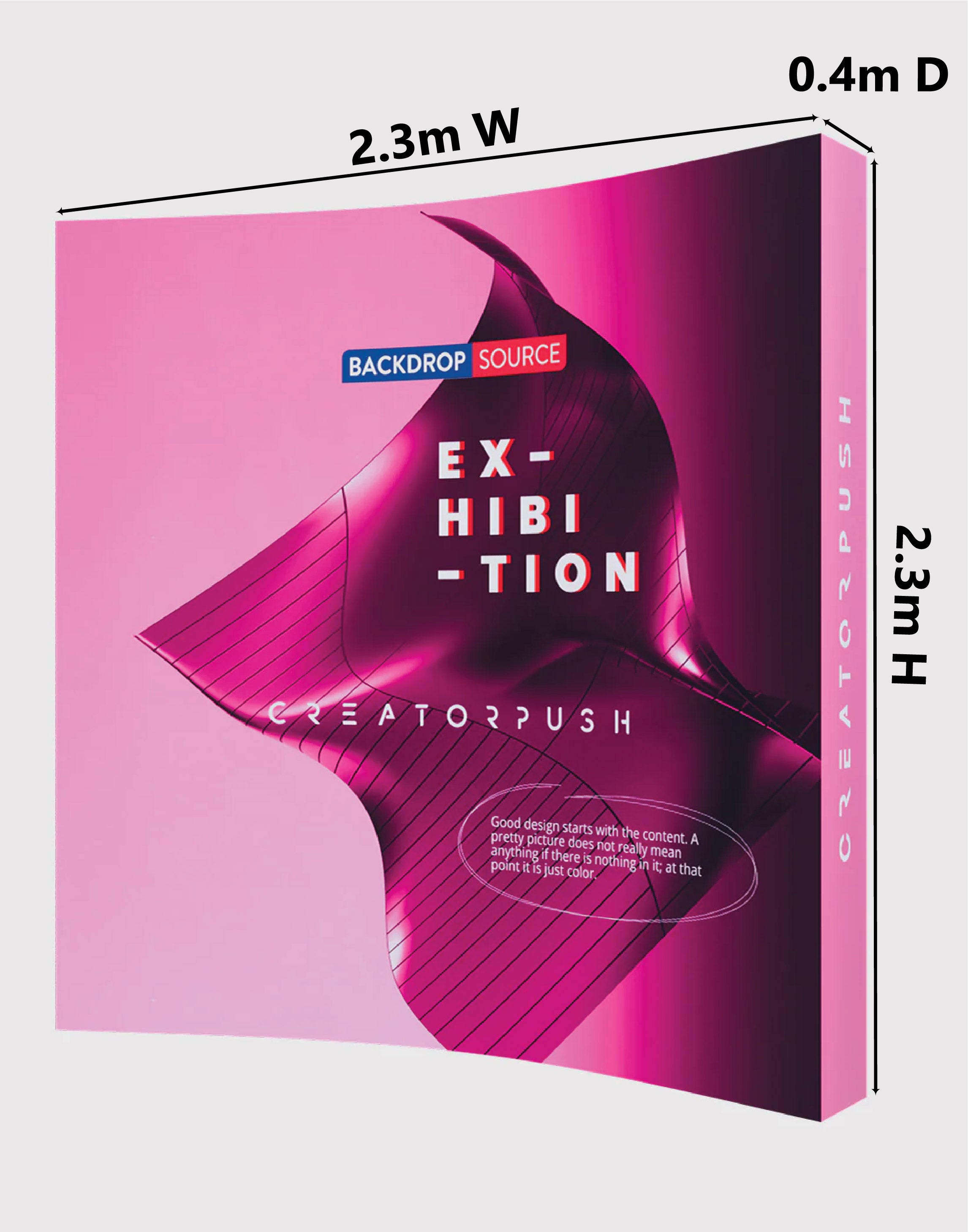 SEG Popup Curved Media Wall
