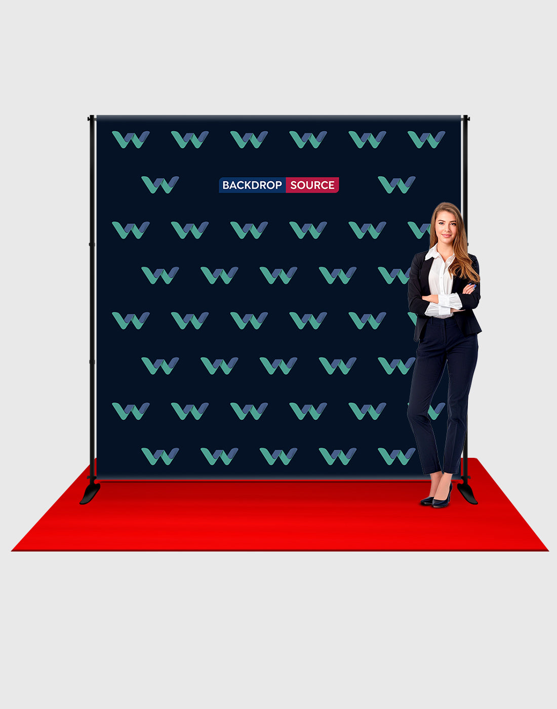 Media Backdrop With Riser Step and Repeat Media Wall Backdrops UK | Custom Event Displays ...