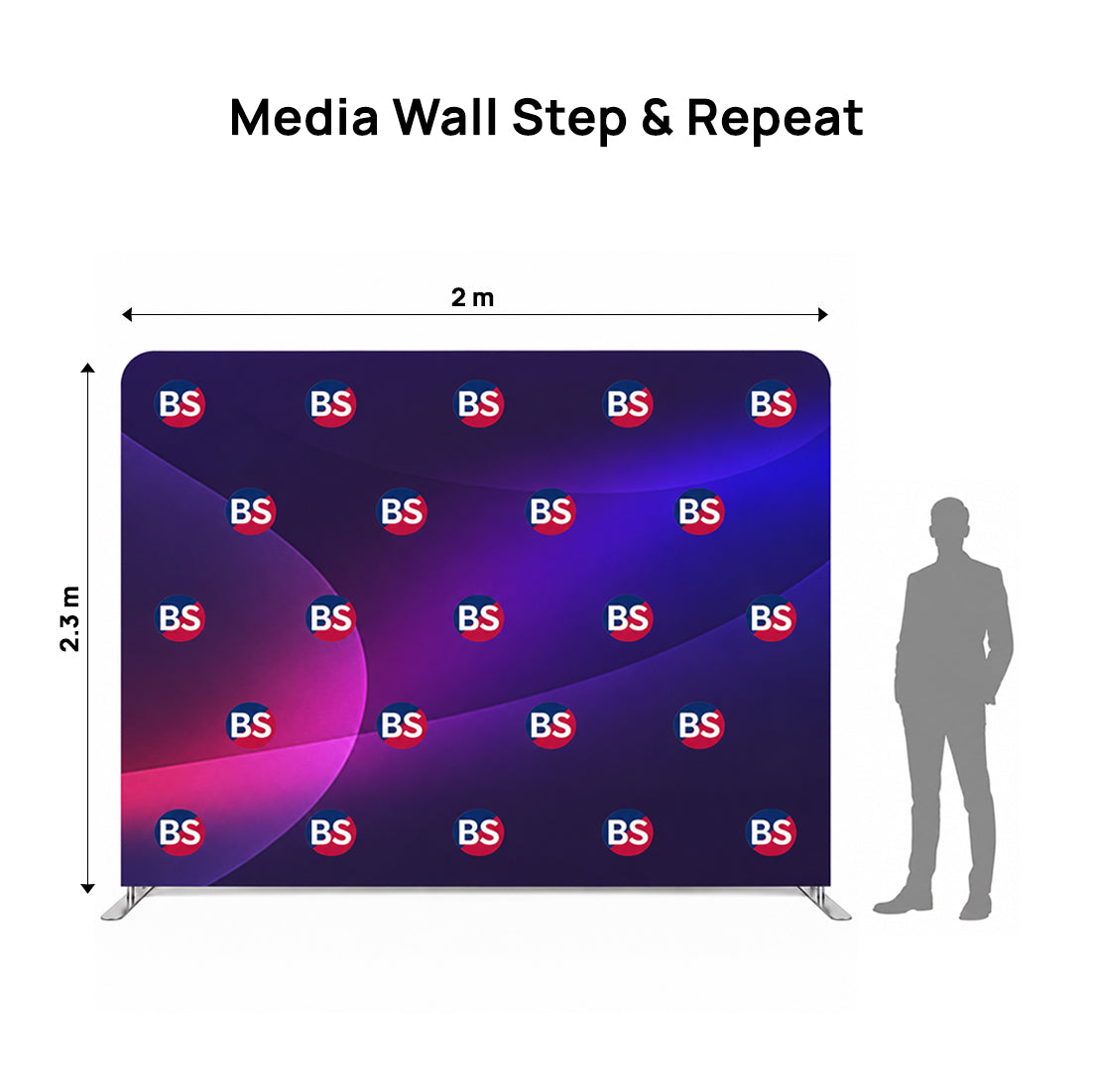 Tension Fabric Step & Repeat Display Wall
