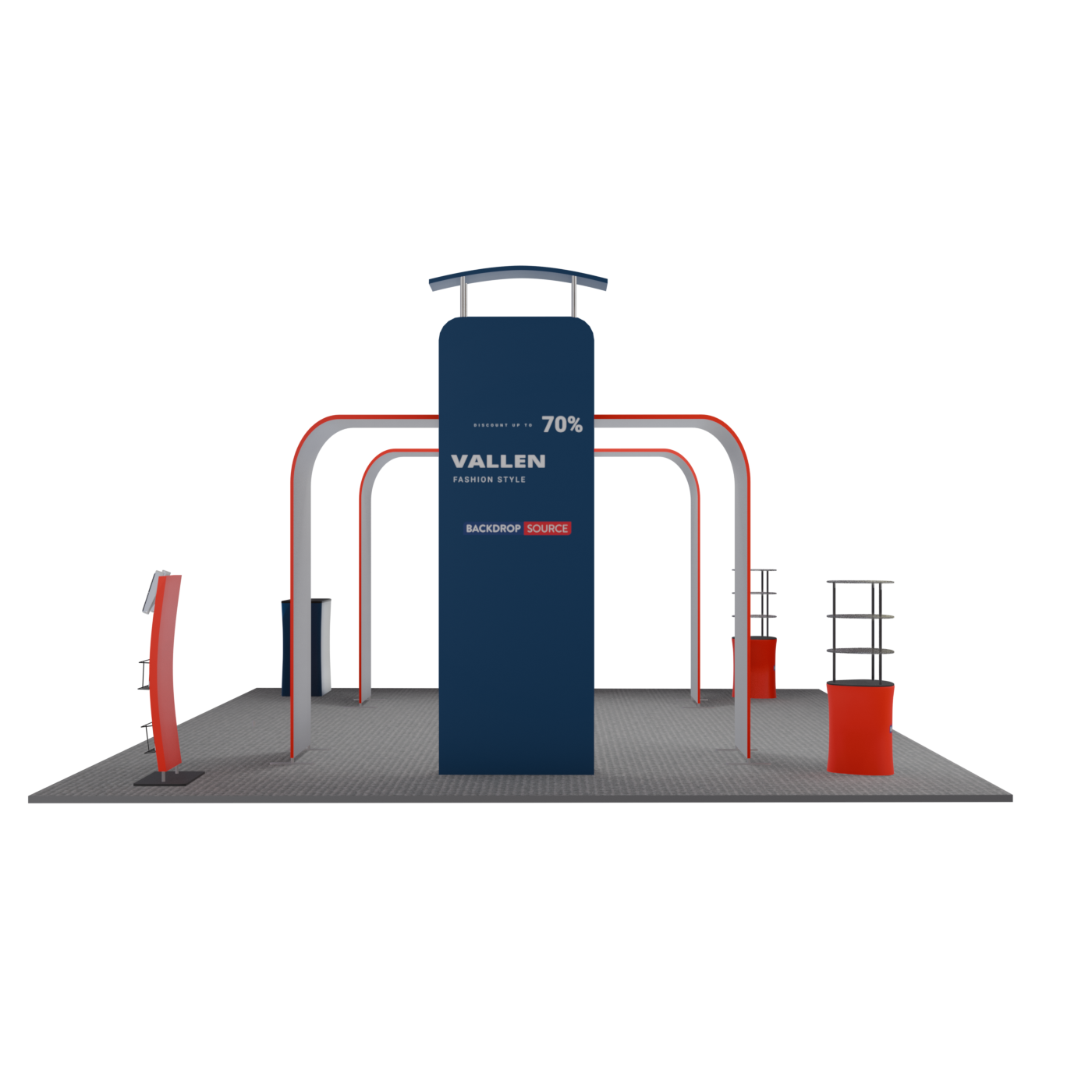 Modular Booth Kits 6m x 6m - Model 04