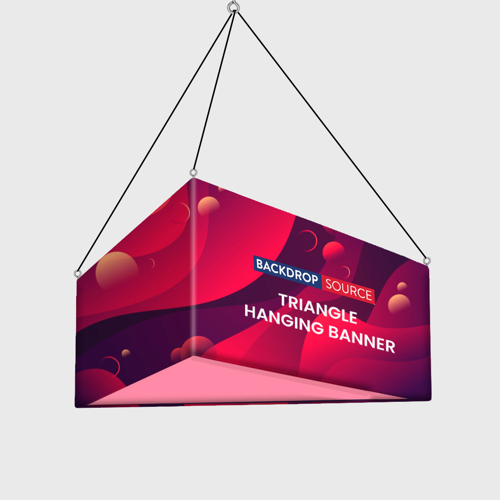 Skytube Triangle Hanging Banner | Backdropsource