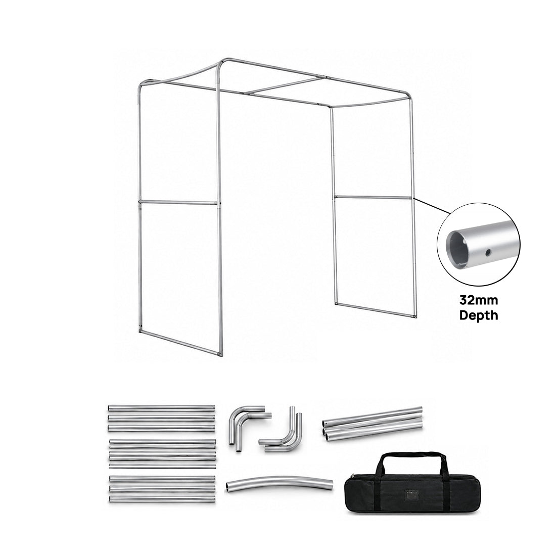 Square shape Tension Fabric Display Arch