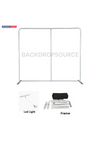 Straight Tension Media Wall with LED -2.4m x 2.3m