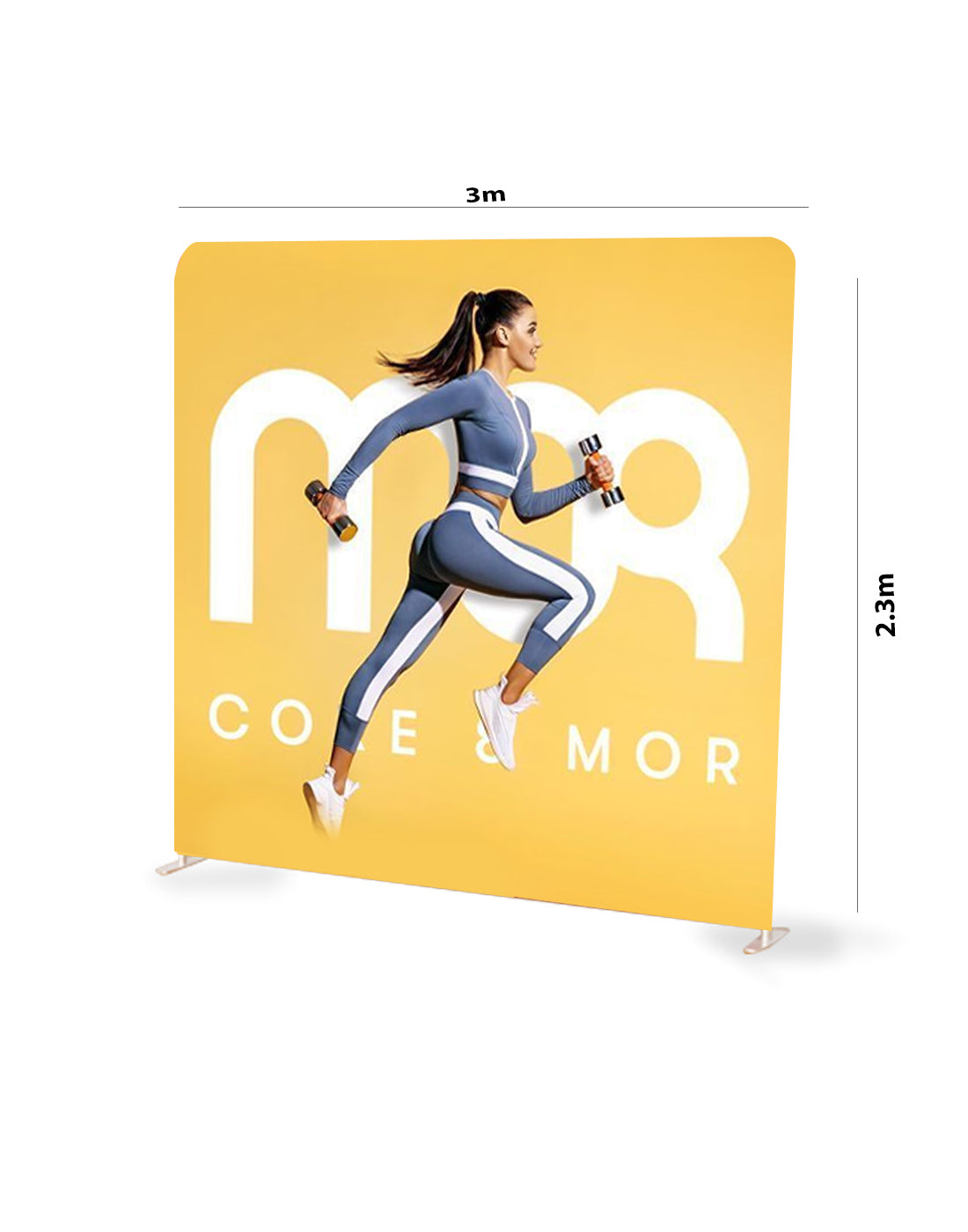 3m Portable Booth Display for Trade Shows and Expo – Backdropsource UK