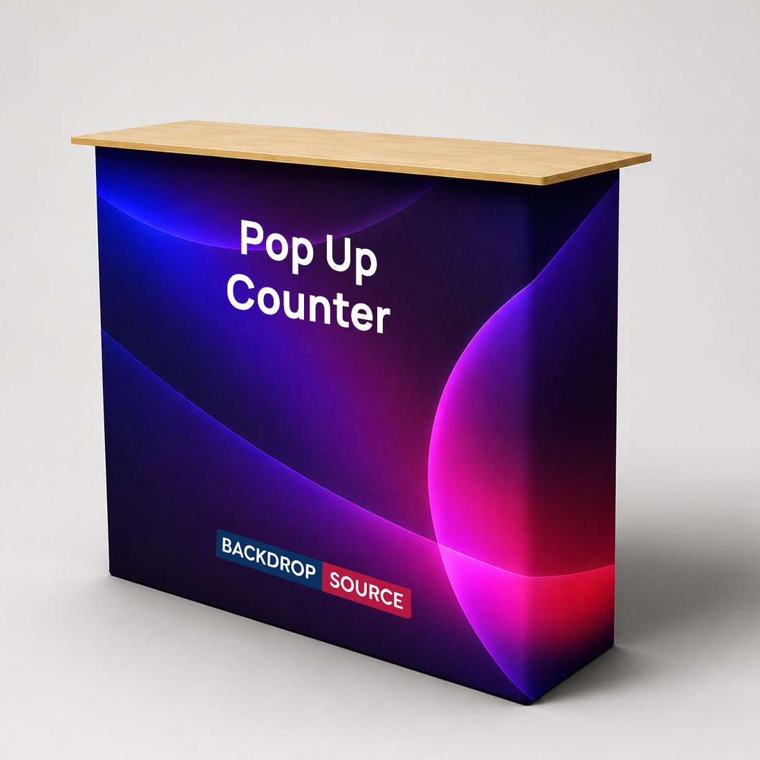 Table Pop Up Fabric Display Counter – Exhibition Table for Booths