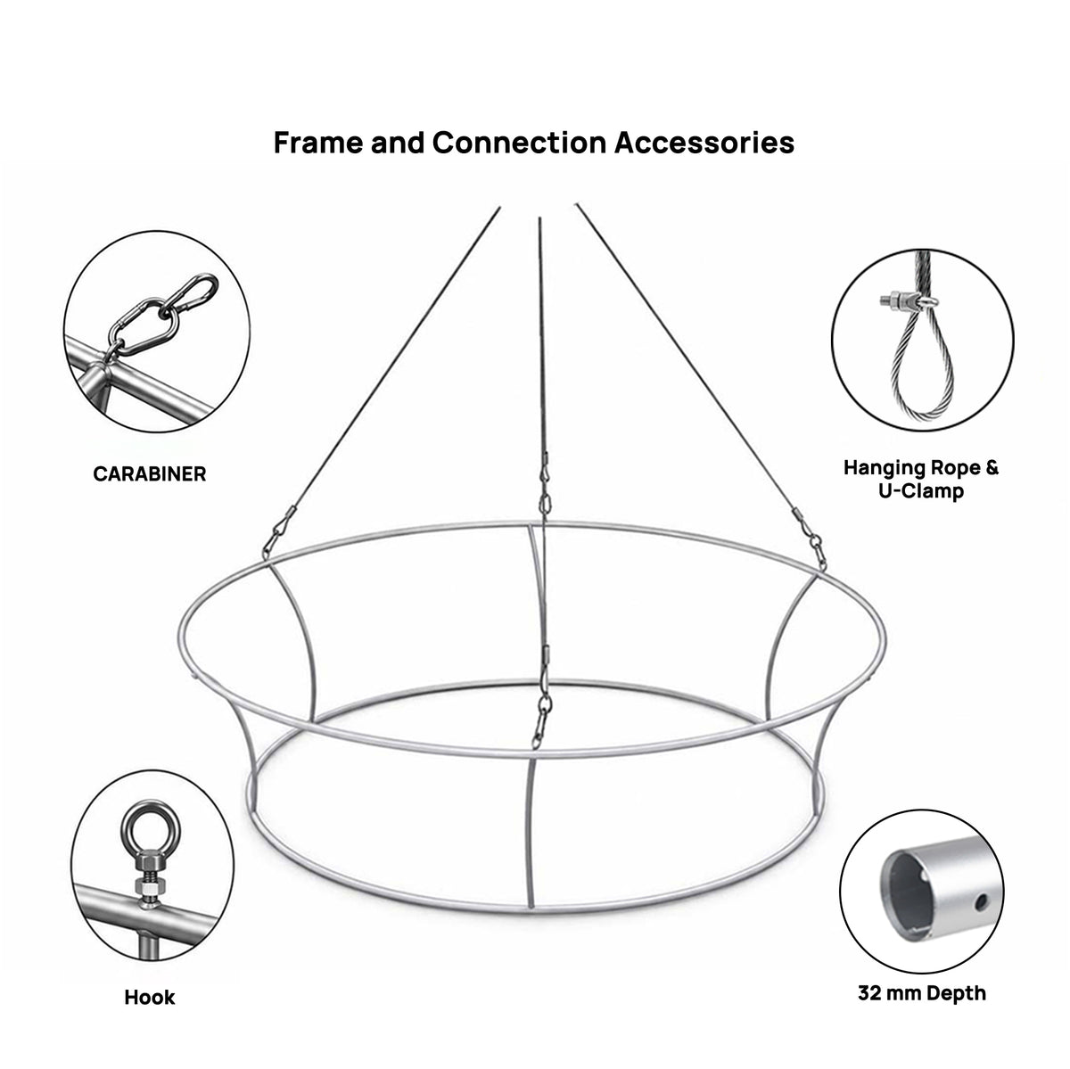 Tapered Round Hanging Display