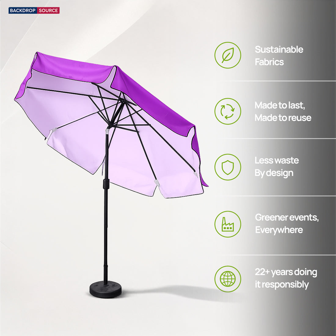 height of patio umbrella Tilting Umbrellas With Valances (Iron Frame) – 2.7m x 2.7m – Backdropsource UK Cordless LED Work Light hydrate Color:Disco Ball Copper