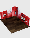 Magnetic Fabric Booth Display - Model 5 (4 x 4m)