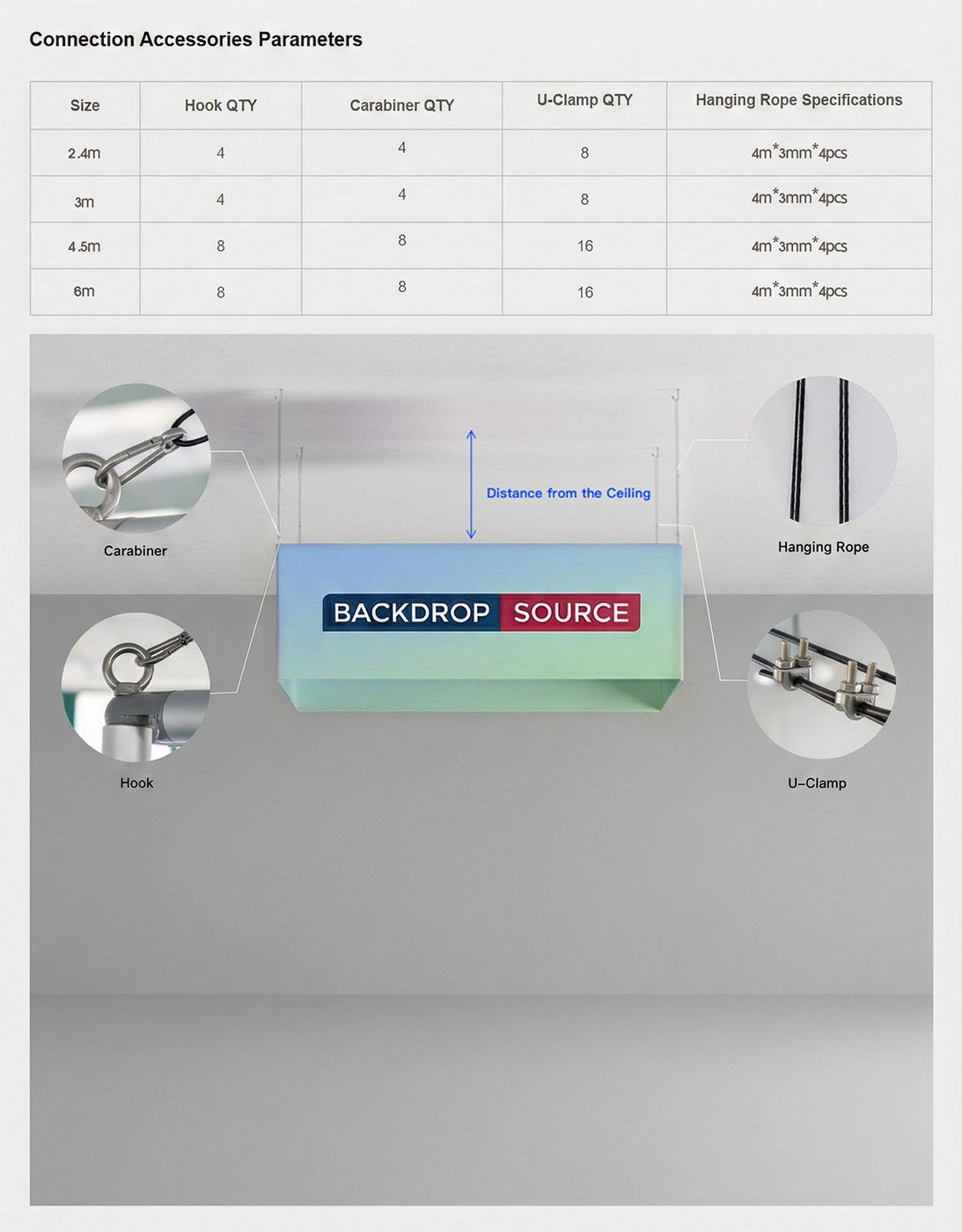 Vertical Hanging Disc Banner