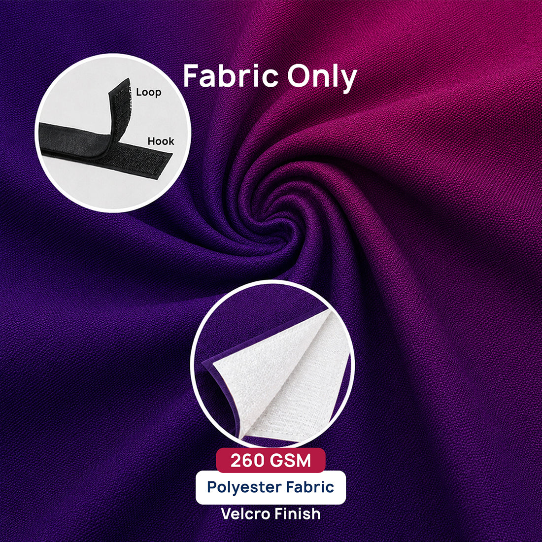 Vertical Fabric Pop Up Banners (Double Side Printed)