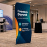 Vertical S-Shape Tension Fabric Display Stand