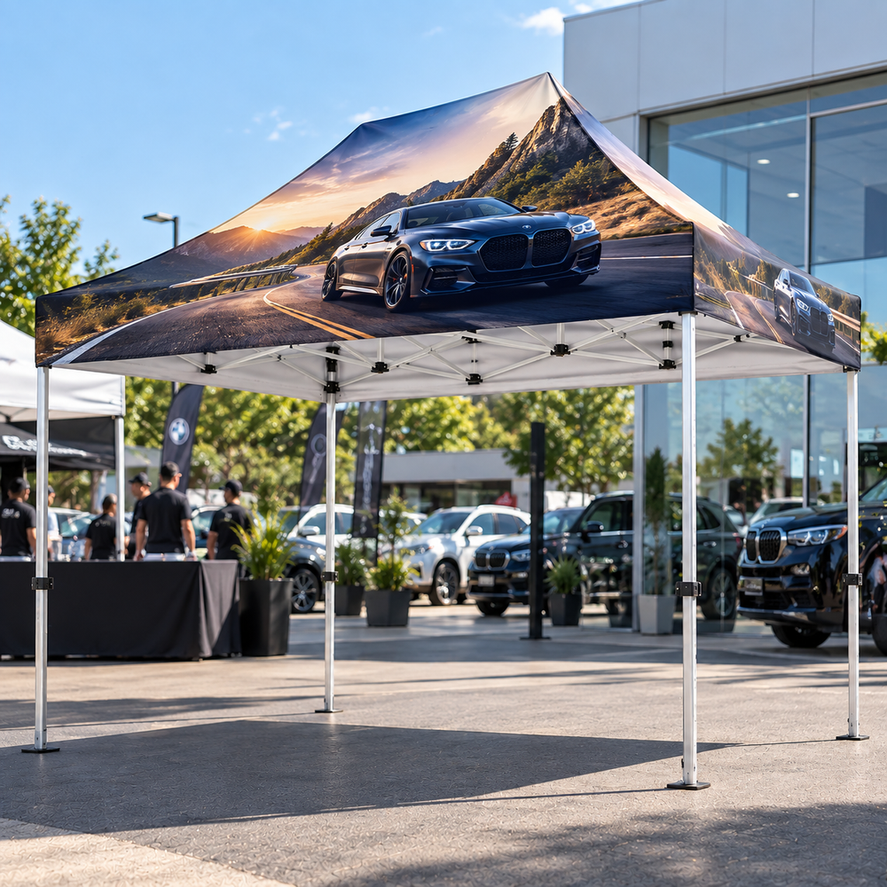 Lighted Canopy Tent – 4.5m x 3m (LED Frame)