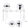 Lighted Canopy Tent – 4.5m x 3m (LED Frame)