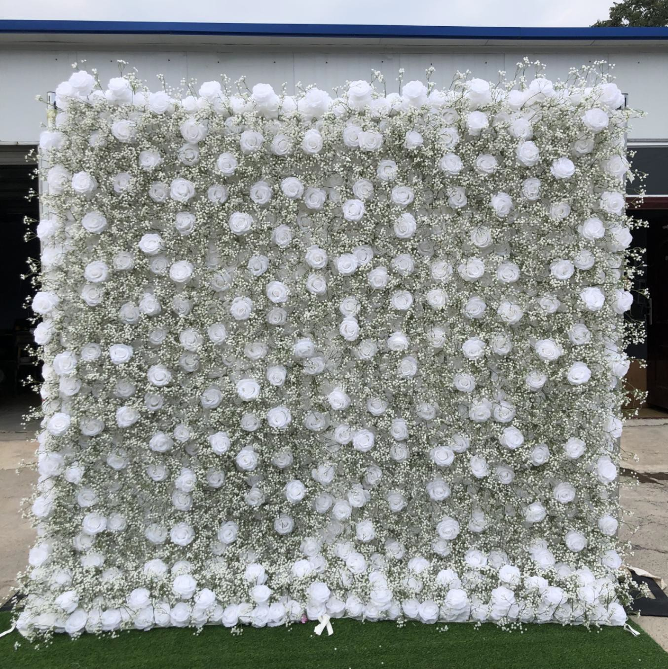 Artificial Floral Event Wall Backdrop – Style 15