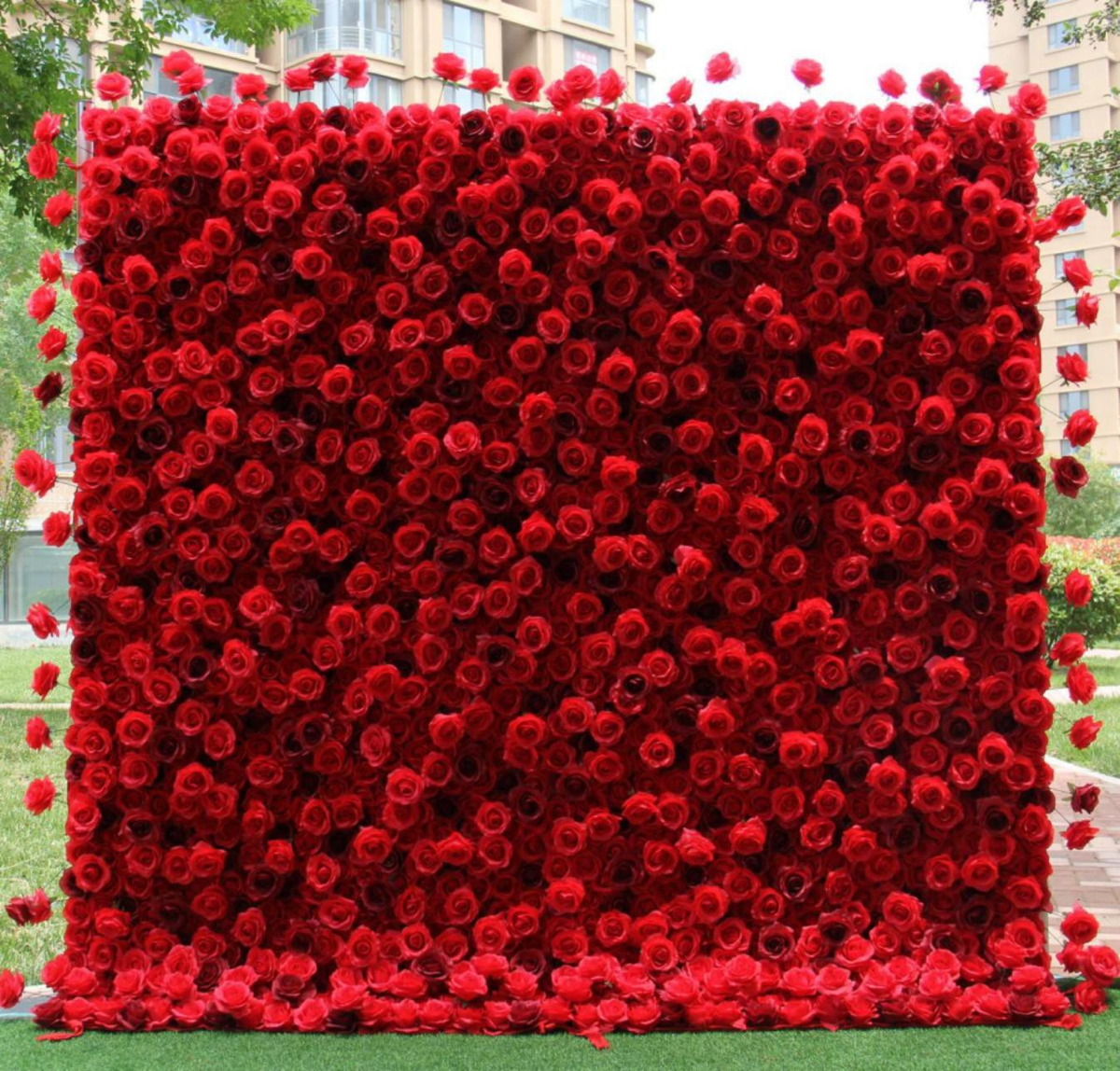 Artificial Floral Event Wall Backdrop | Real Artificial Flower Event ...
