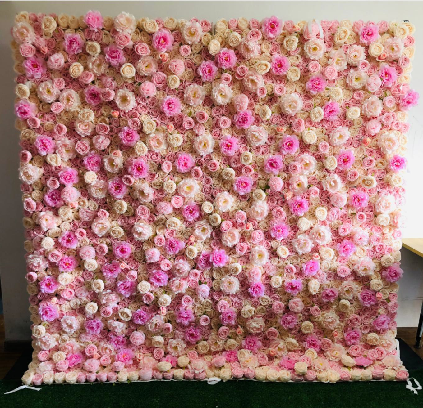 Artificial Floral Event Wall Backdrop – Style 02