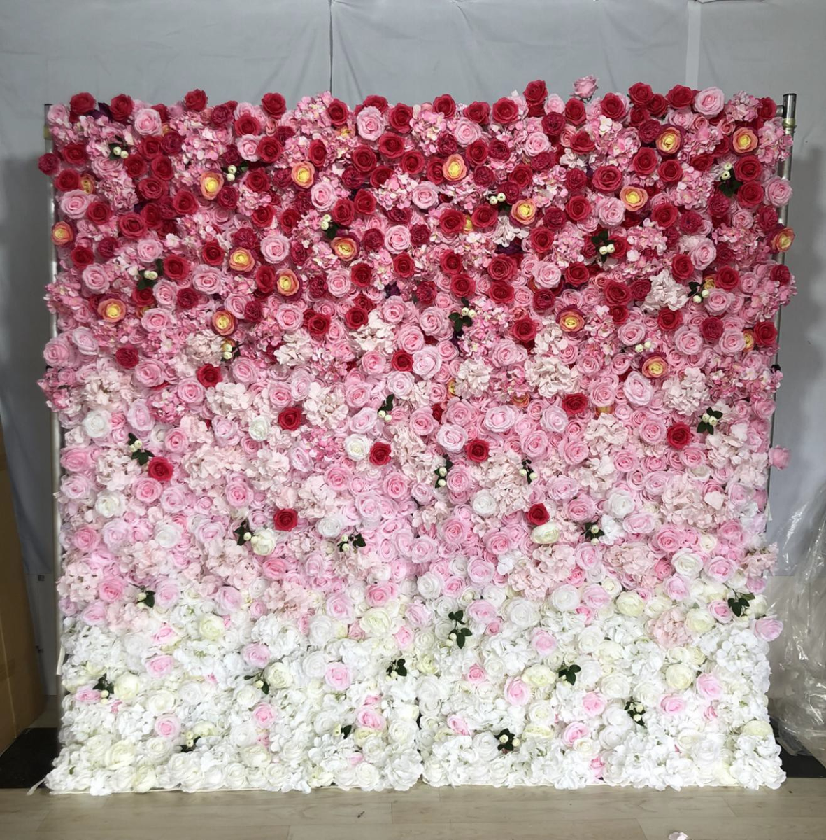 Artificial Floral Event Wall Backdrop | Real Artificial Flower Event ...