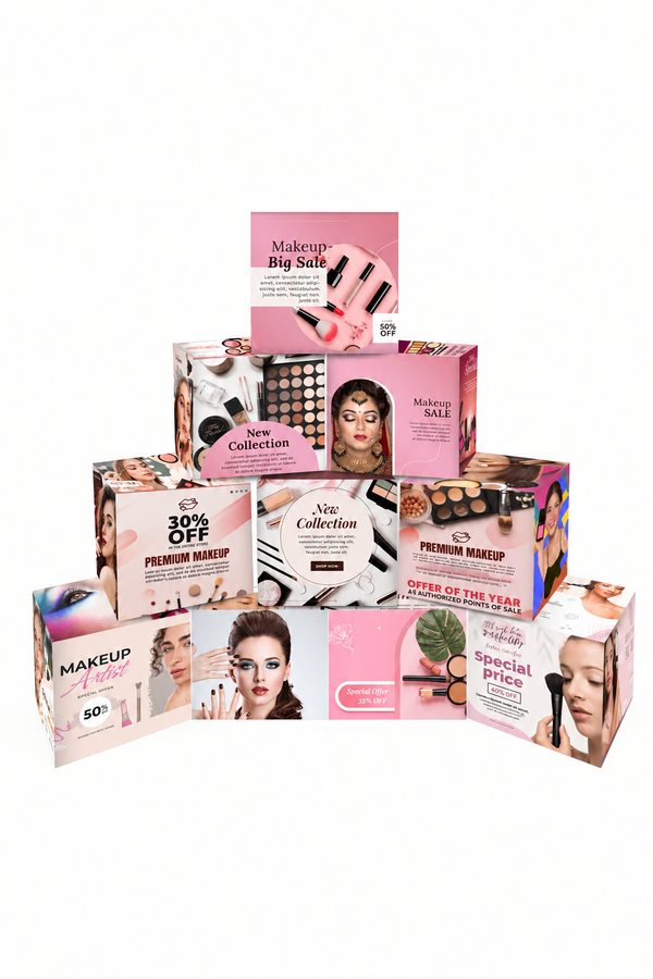 10 Sets of Stretch Fabric Displays for Product Showcase