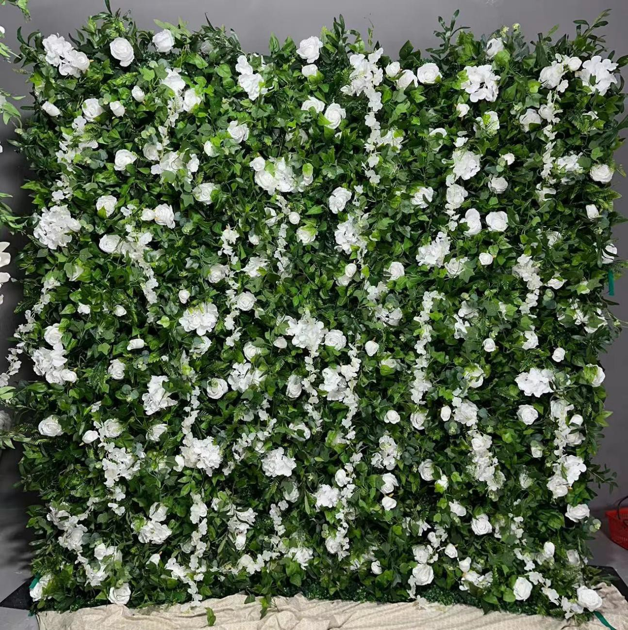 Artificial Floral Event Wall Backdrop – Style 35