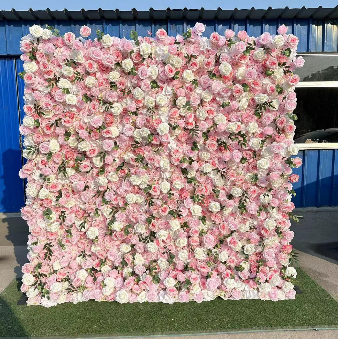 Artificial Floral Event Wall Backdrop – Style 36