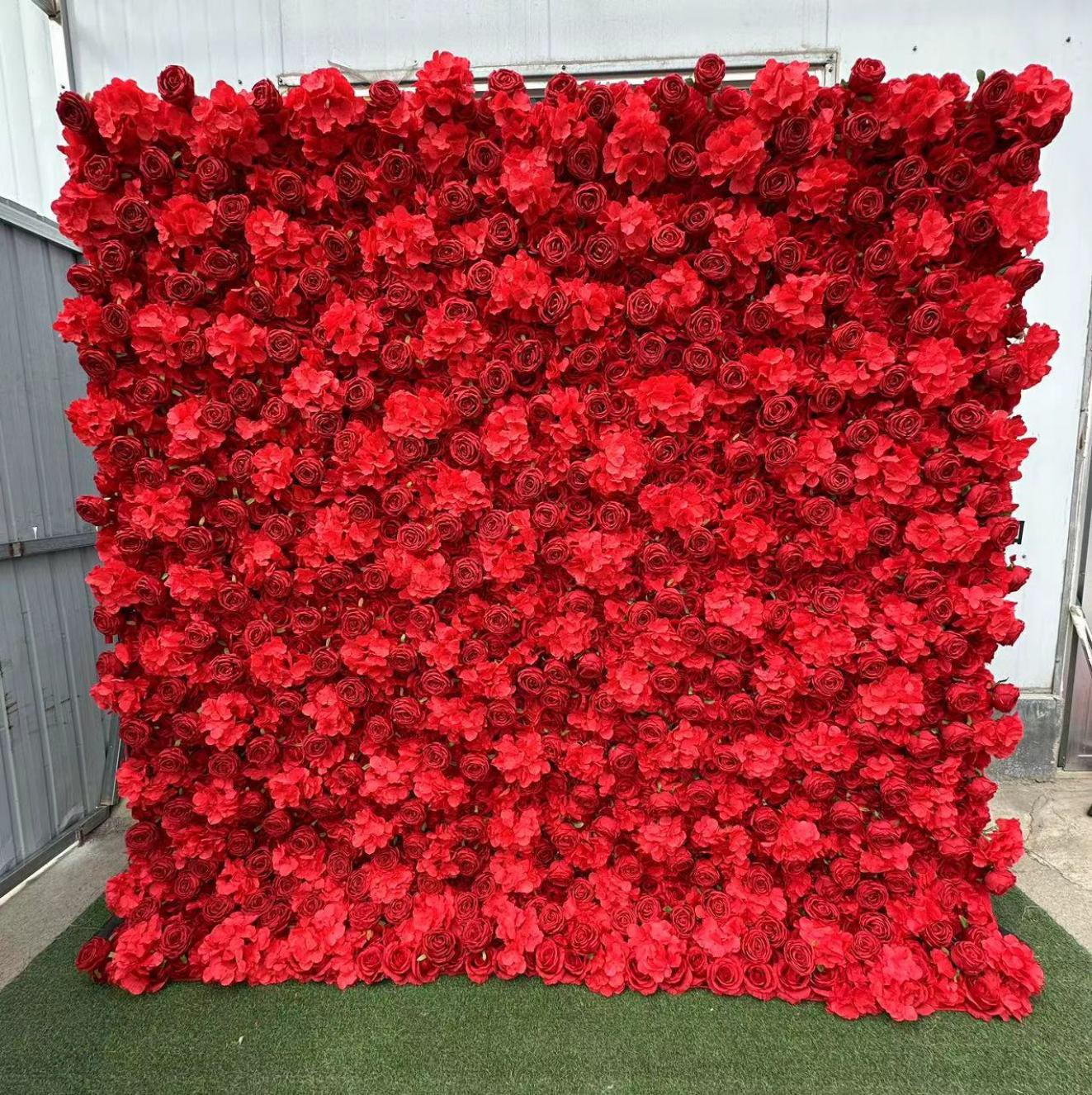 Artificial Floral Event Wall Backdrop – Style 38