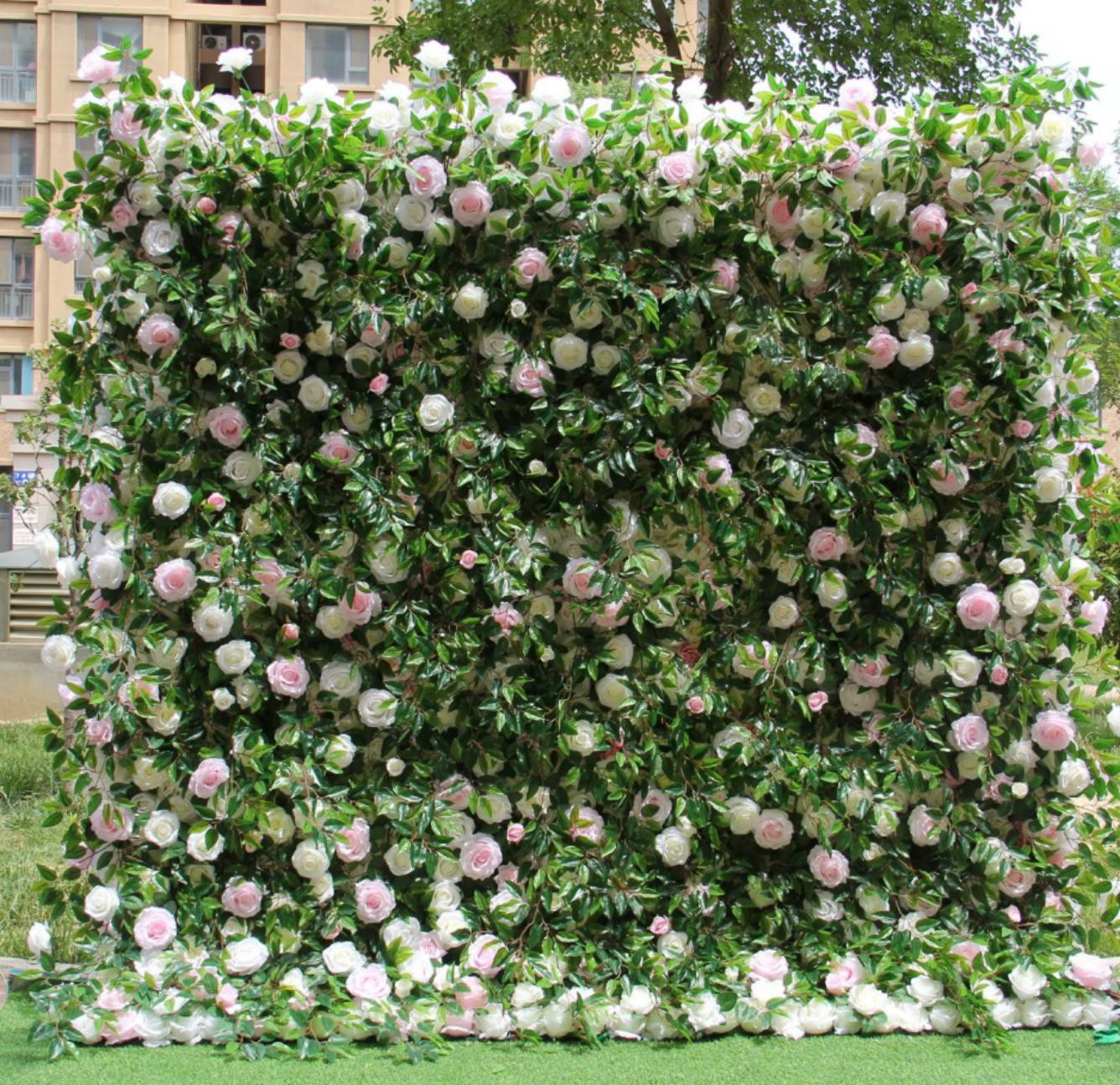 Artificial Floral Event Wall Backdrop – Style 44