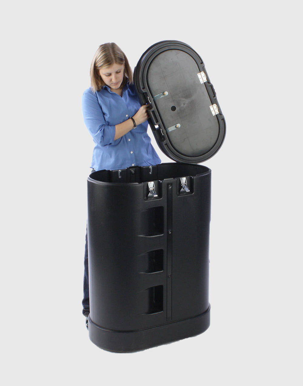 Oval Hard Carry Case - Holds 6m Kits