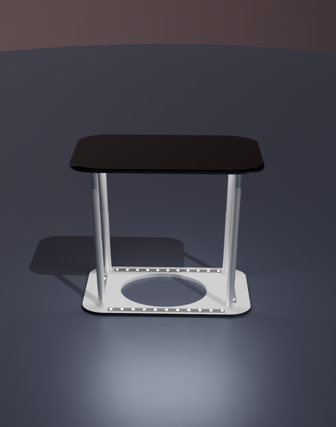 Backlit fabric Led Counter Display 1 m/1.2 m/1.8 m W