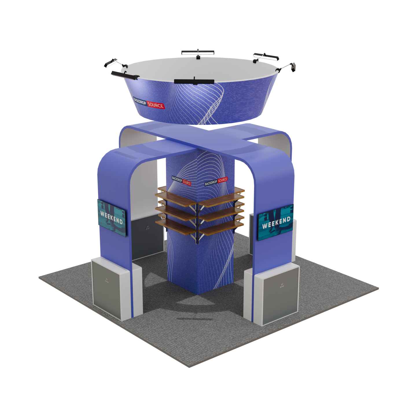Modular Booth Kits 6m x 6m - Model 03