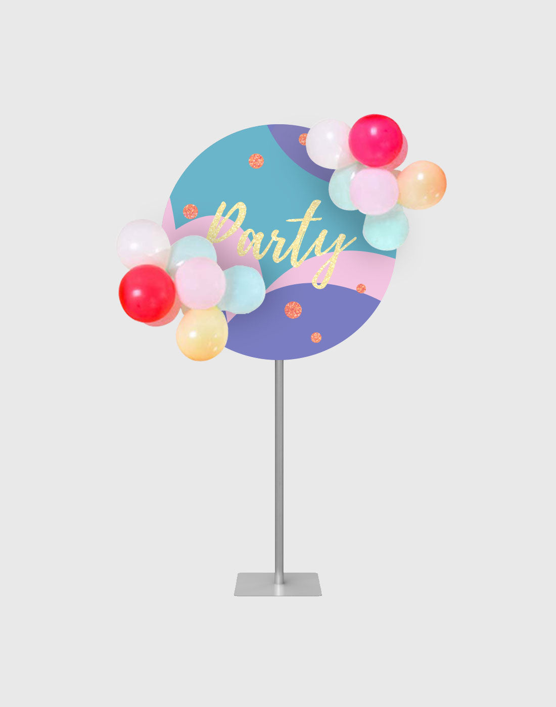 Aluminium Balloon Stand / Question Mark Balloon Stand