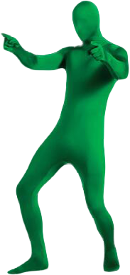 Chroma Key Green Body Suit