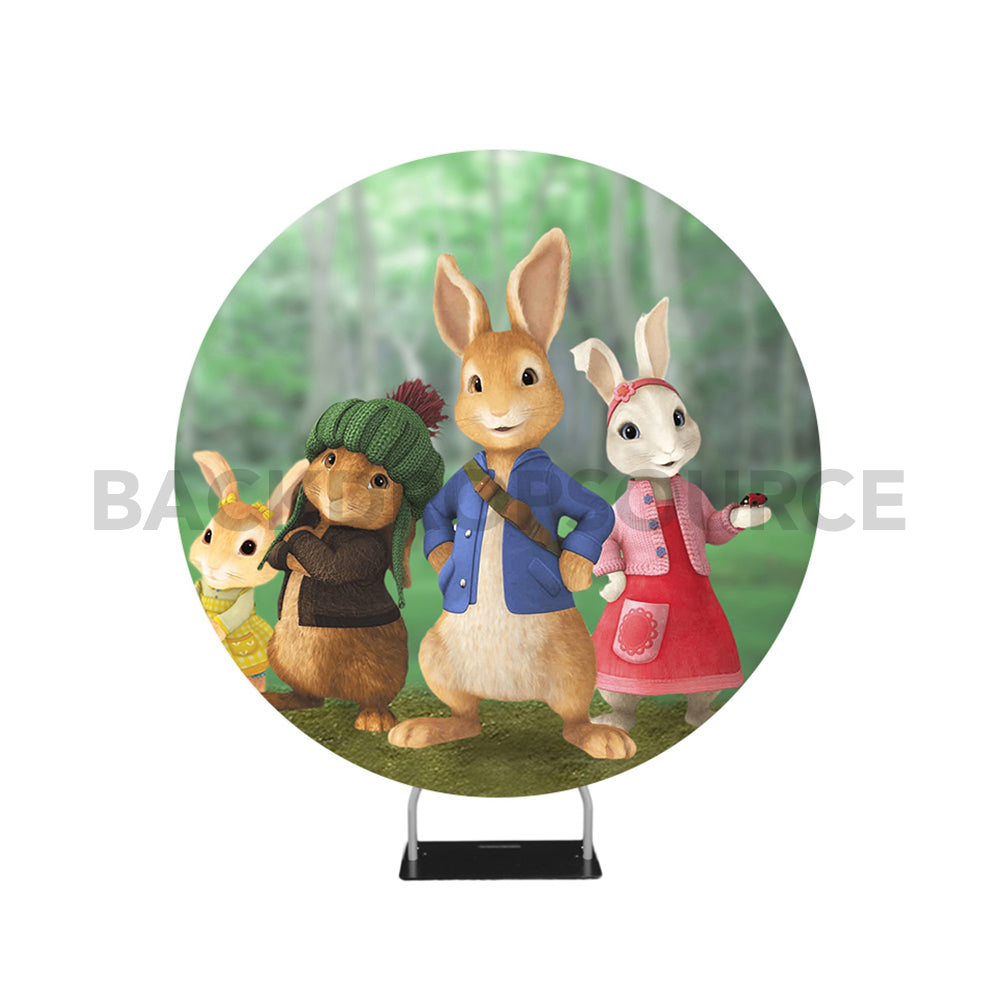 Peter Rabbit Themed Circle Round Photo Booth Backdrop – Backdropsource UK