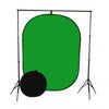 Green/ Blue Reversible Background with portable backdrop stand