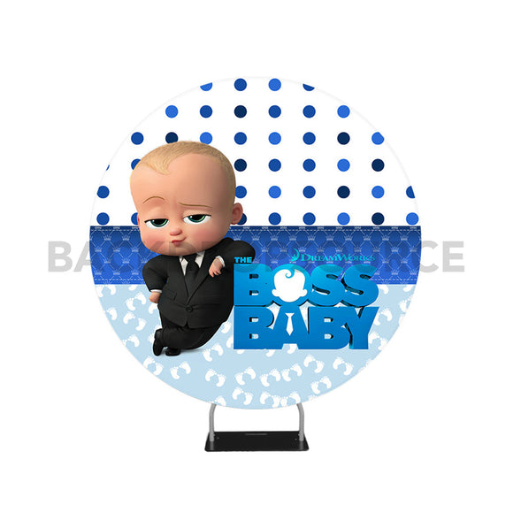 The Boss Baby  Themed Circle Round Photo Booth Backdrop