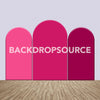 Pink Color Themed Party Backdrop Media Sets for Birthday / Events/ Weddings