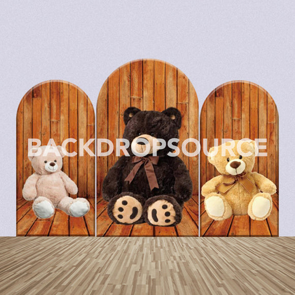 Teddy Bear Themed Party Backdrop Media Sets for Birthday / Events/ Weddings