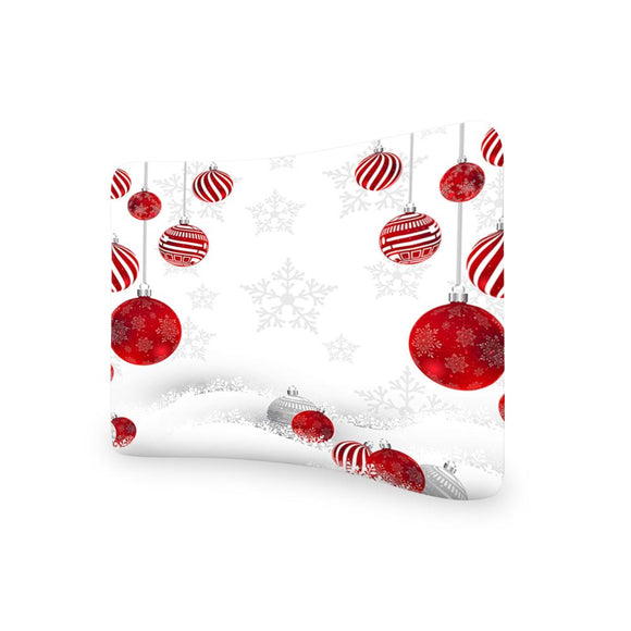 Christmas CURVED TENSION FABRIC MEDIA WALL