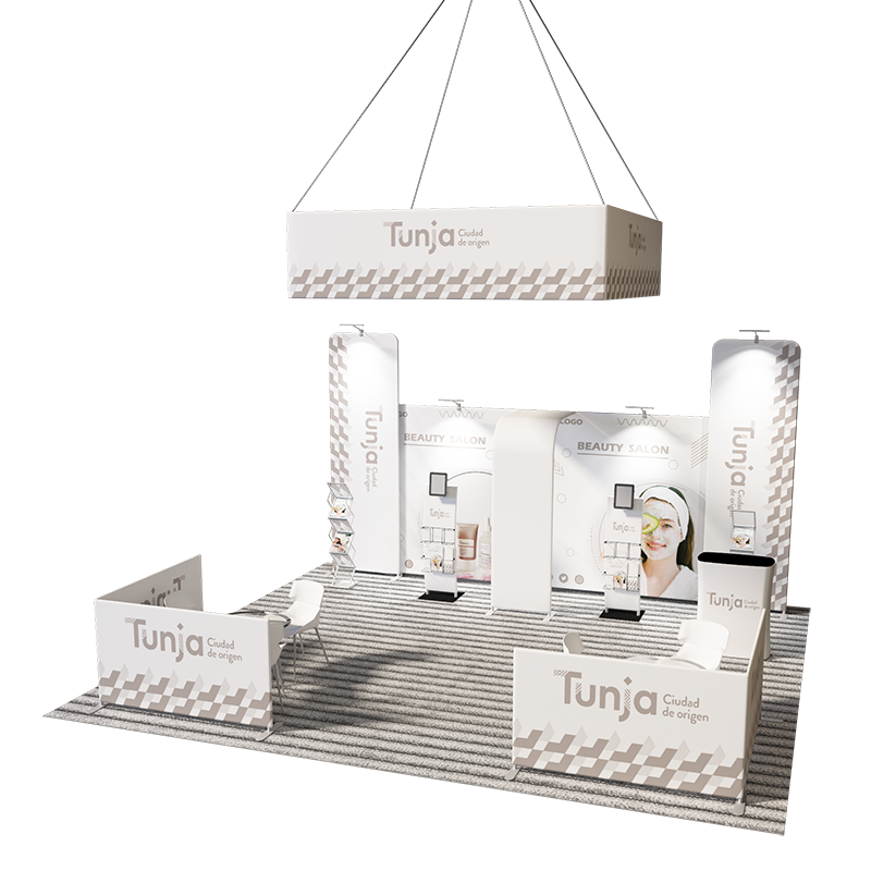 Modular Booth Kits 6m - Model 07 | Backdropsource