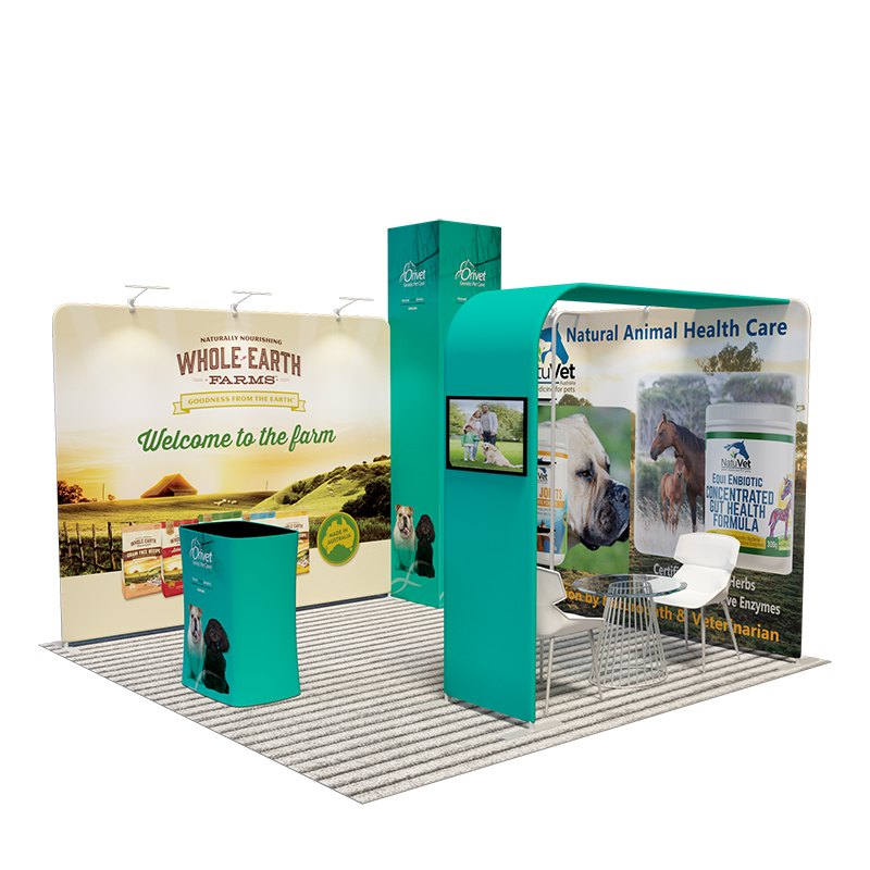 Modular Booth Kits 6m x 6m - Model 01