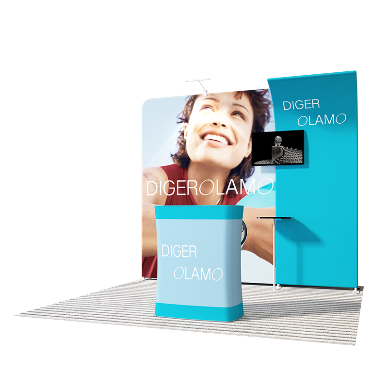 Portable Exhibit Display 3m x 3m - Model 14