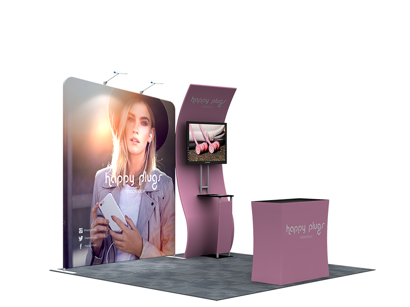 Portable Exhibit Display 3m x 3m - Model 12