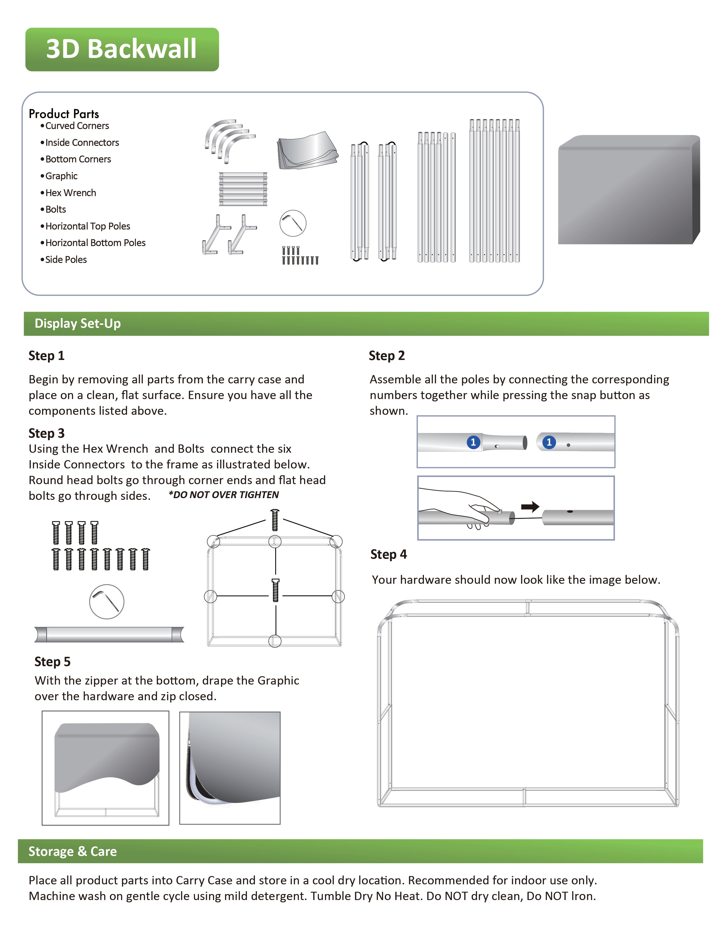 3D Wall Box Tension Fabric Media Display