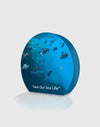 3D MOON Tension Fabric Media Wall